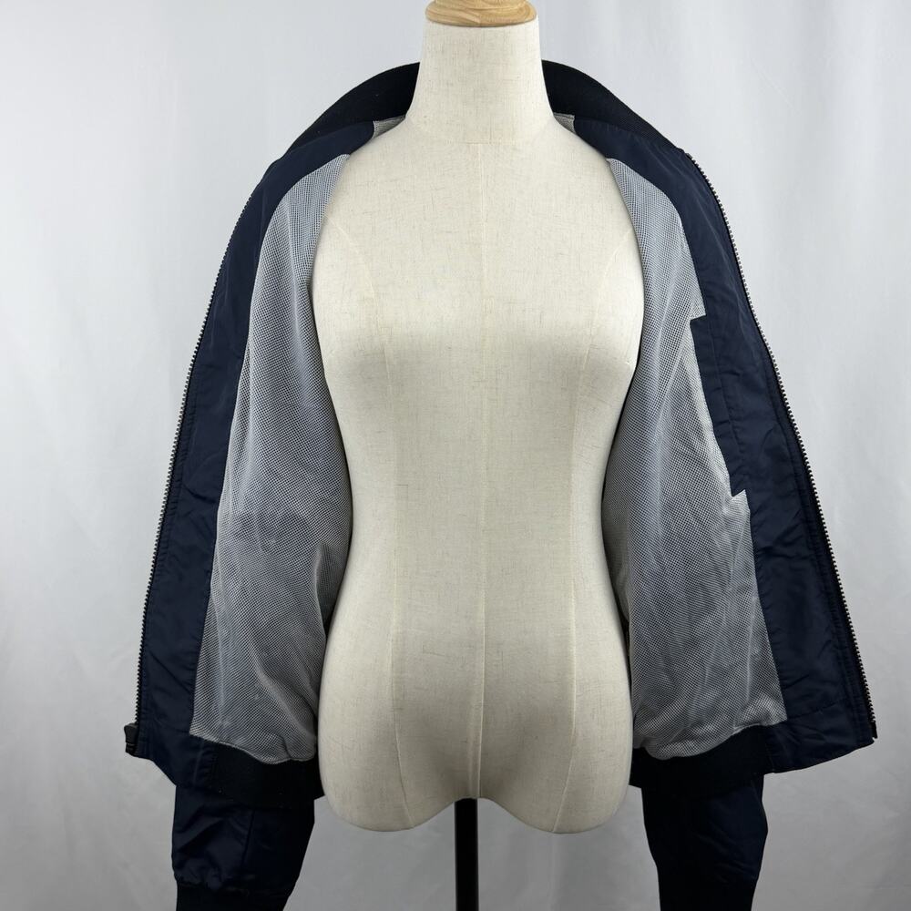 Lucky Brand Men’s Lightweight Bomber Jacket Navy Mesh Lined Size Medium - Picture 8 of 9